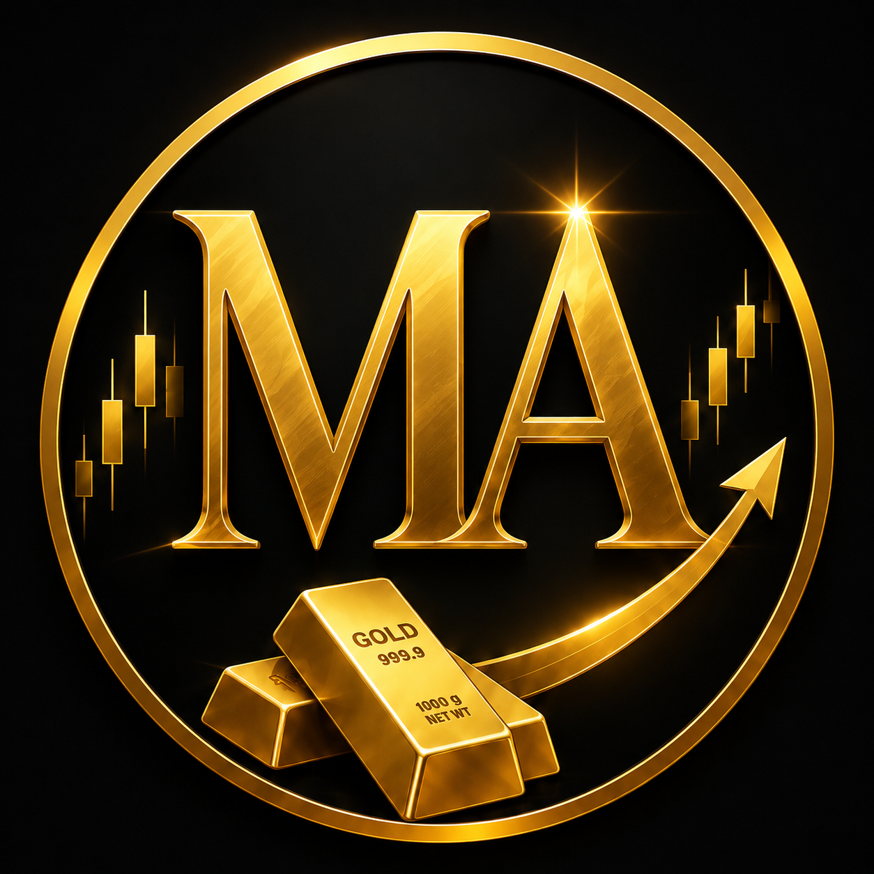 Logo MasAji EA Gold – Robot Trading Emas Premium
